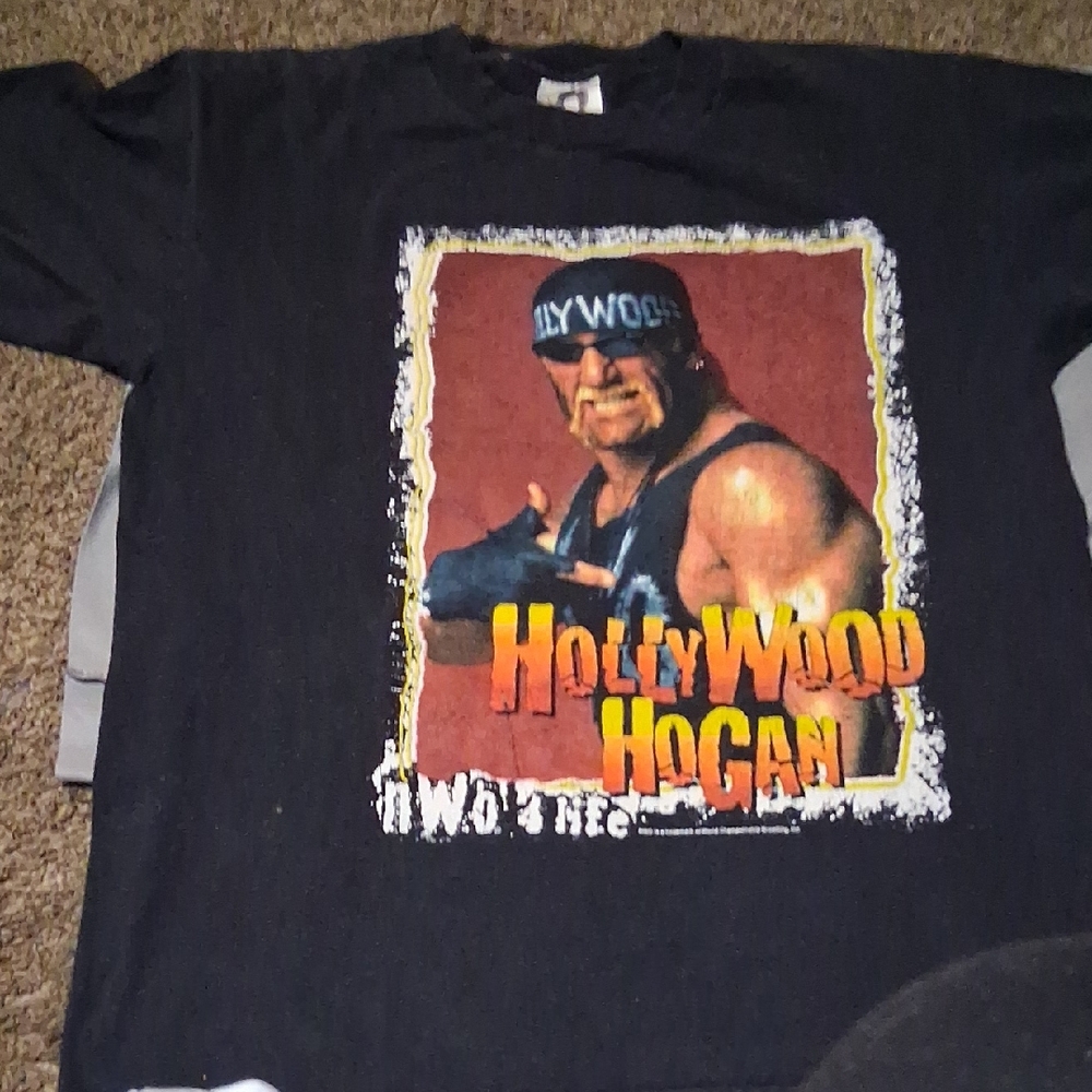 Black Hulk Hogan Graphic T-Shirt